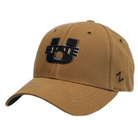 Navy and Caramel Brown U-State Cap Hat